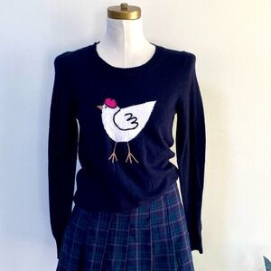 J. Crew Navy Knit Sweater